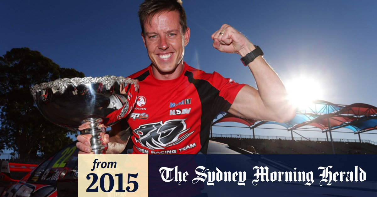 V8 Supercars Holden driver James Courtney hit by debris blown down by helicopter